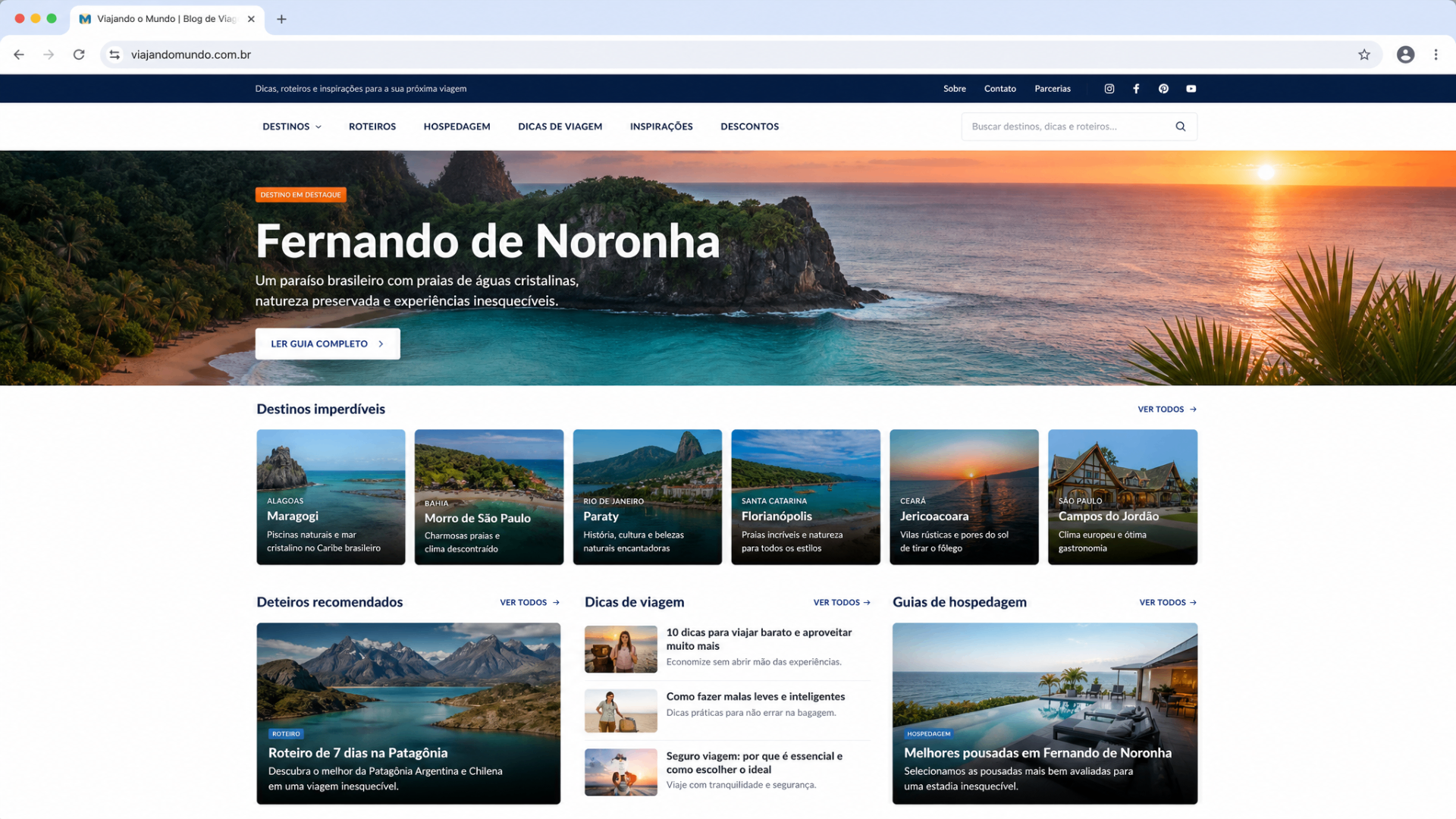 Viajando o Mundo — Viagens e turismo