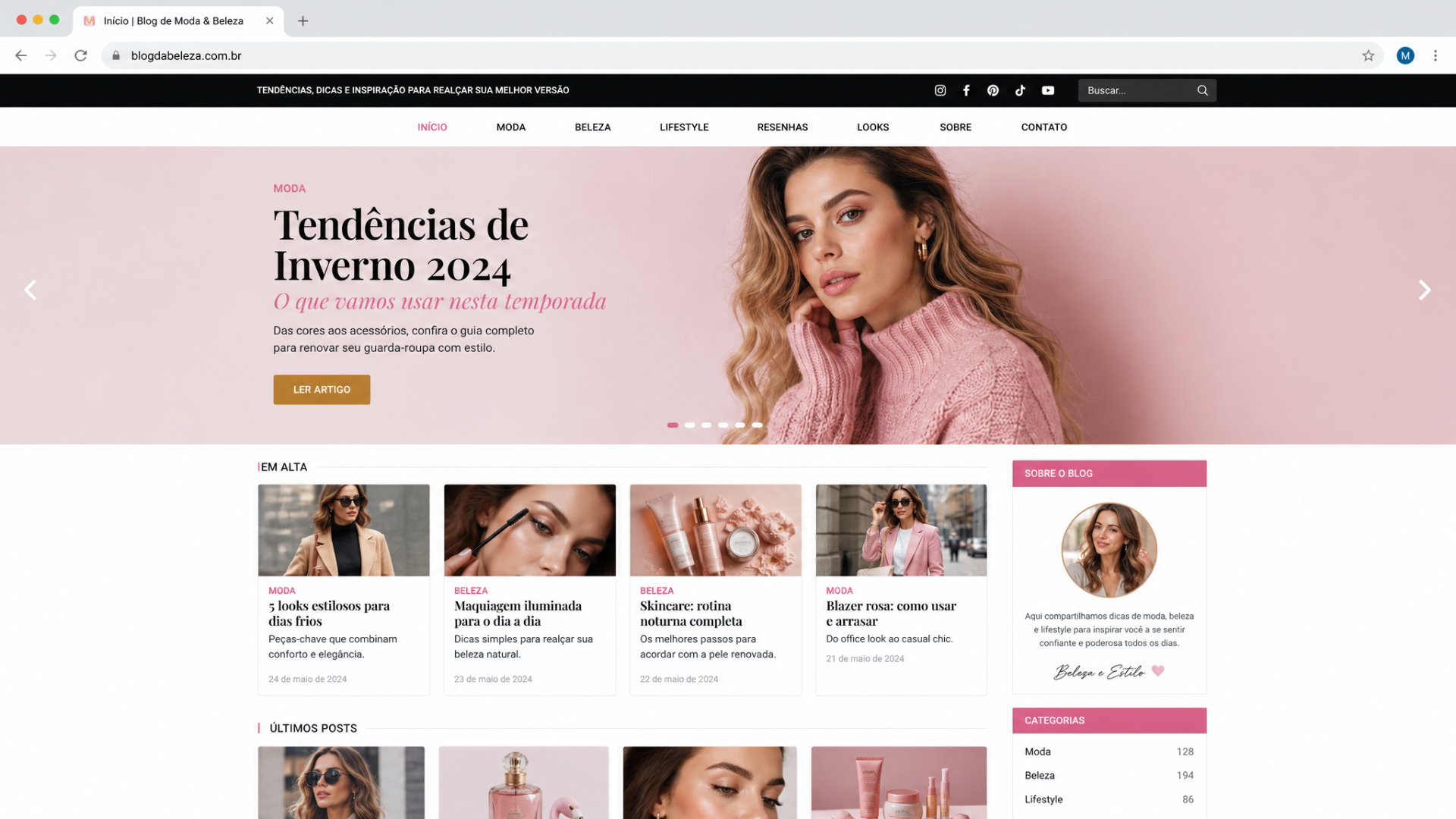 Blog da Beleza — Moda e beleza