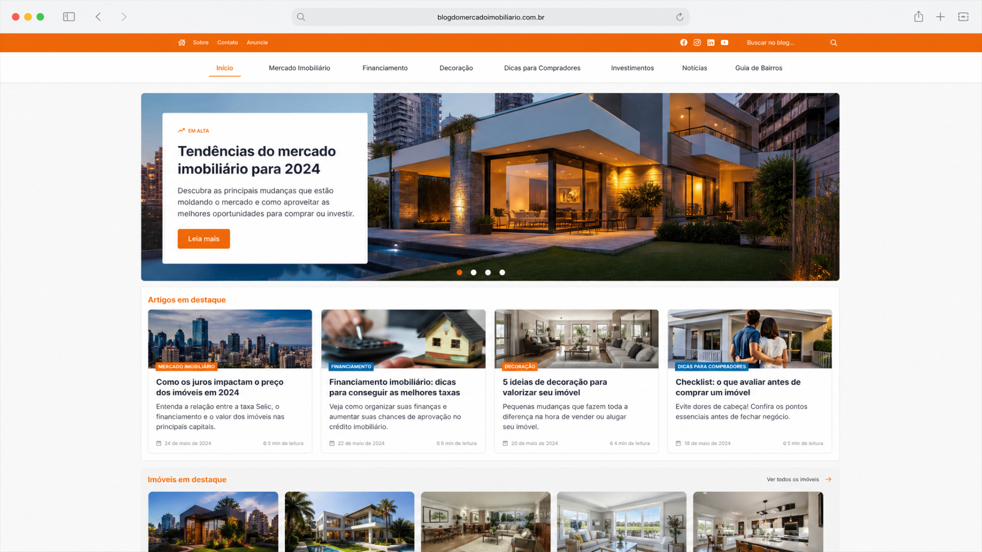Mercado Imobiliário — Imobiliário
